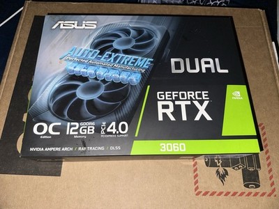ASUS Dual NVIDIA GeForce RTX 3060 OC 12GB GDDR6 PCIe 4.0 Ray Tracing
