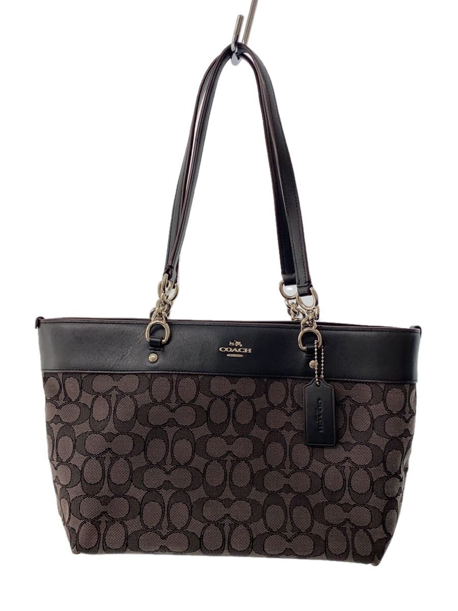 Coach Authentic Canvas Tote Bag 10x20x25.5cm Pre-Owned