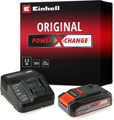Original Einhell Starter Kit 2,5 Ah Akku und Ladegerät Power X-Change (Li-Ion )
