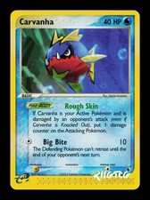 Carvanha 51/109 Ruby & Sapphire LP Pokemon on eBay