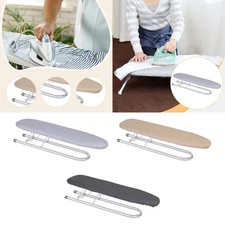 Foldable Sleeve Ironing Board Stable Compact Home Travel Use Sturdy Portable