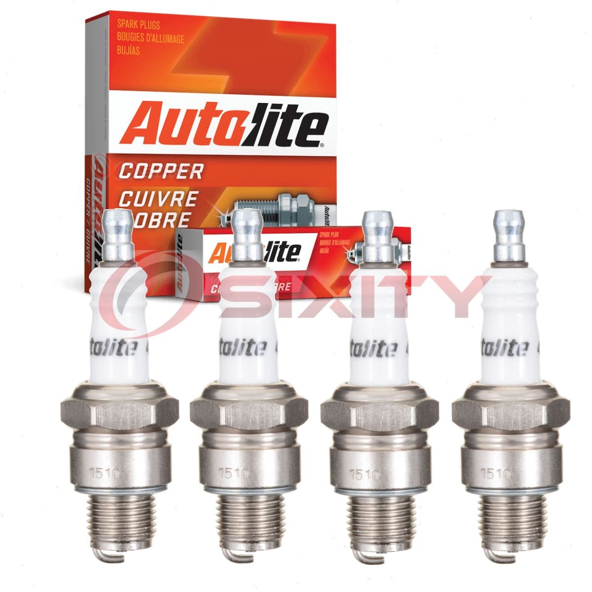 4 pc Autolite Copper Core 411 Spark Plugs for S40F L2G A091 707 5810 4037 ux