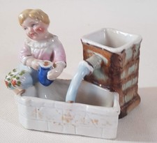 Antique Conta & Boehme C1880 Boy & Fountain Match striker Fairing Figure 16