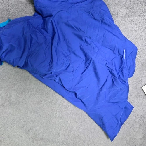 Champion Mens XL Windbreaker Jacket Blue Full Zip Mock Neck Activewear 791591 image 6