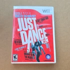 Ubisoft Just Dance Nintendo Wii 2009 Manual Included Multiplayer Music Dance