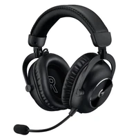 Logitech G PRO X 2 Lightspeed Wireless Gaming Headset Black Detachable Boom Mic