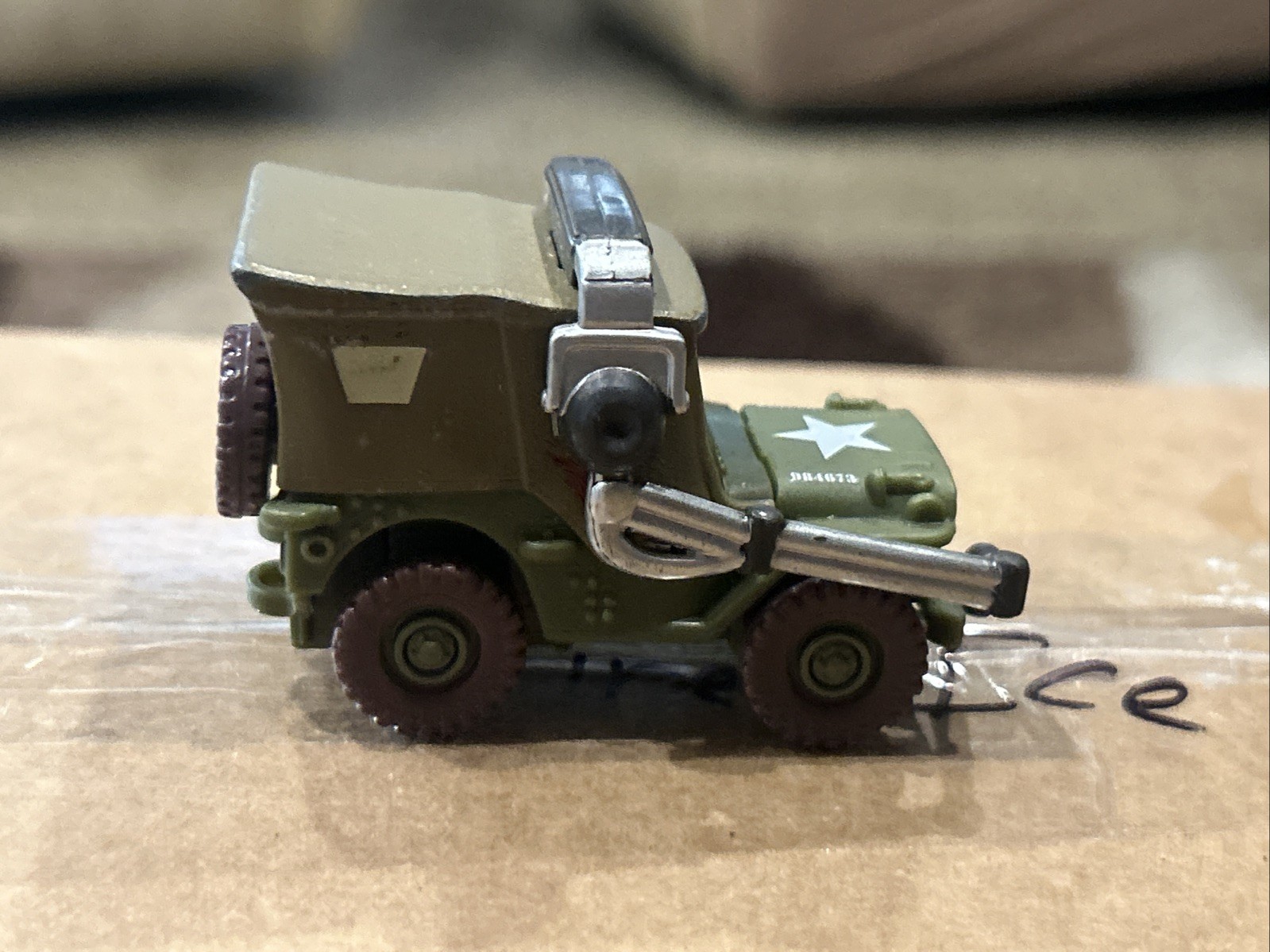 DISNEY PIXAR CARS 2 VHTF SARGE JEEP WITH HEADSET