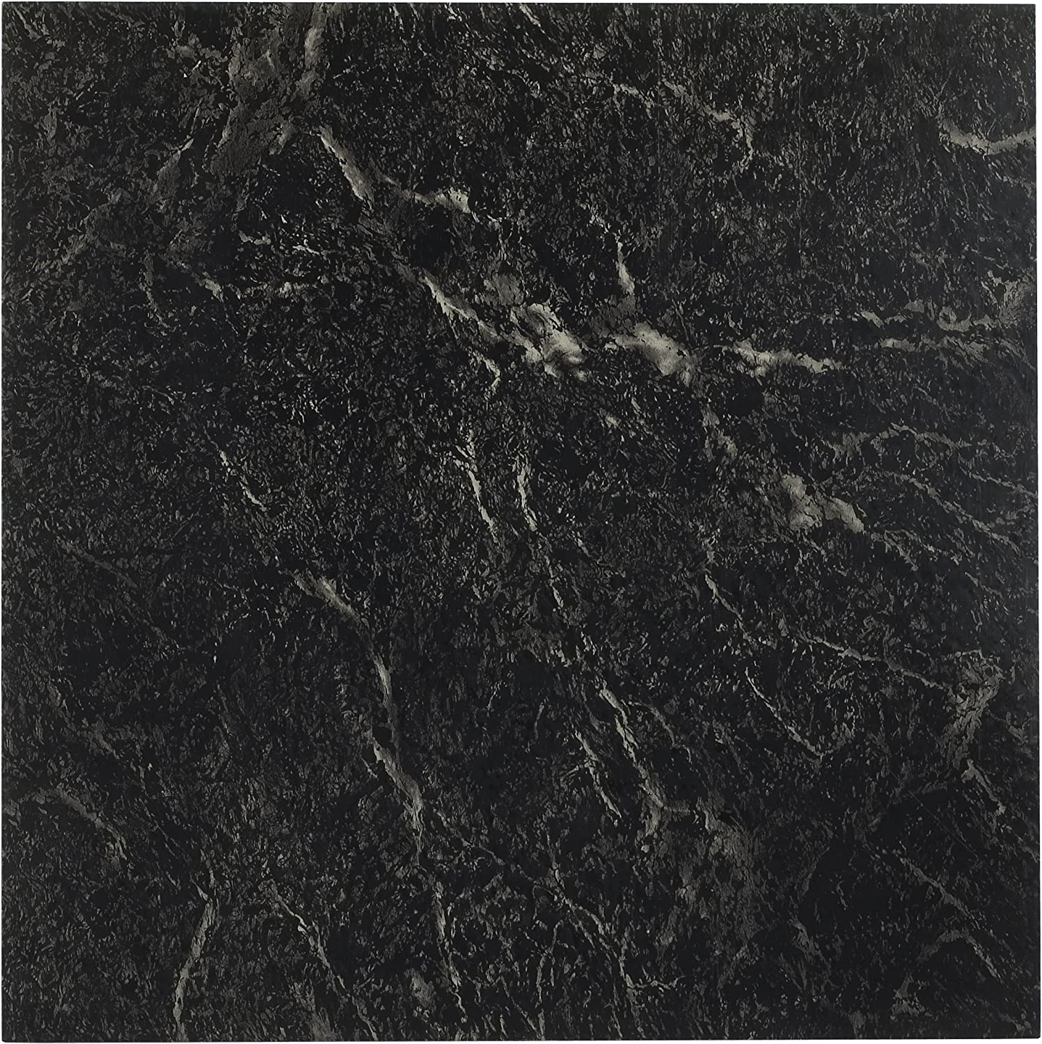 Achim Nexus Vinyl Tile Marble Black White Vein FTVMA40920