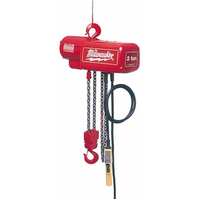 Milwaukee 9561 Electric Chain Hoist 1/2 Ton 15Ft Lift Professional