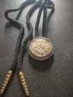 1962 FRANKLIN HALF DOLLAR BOLO TIE