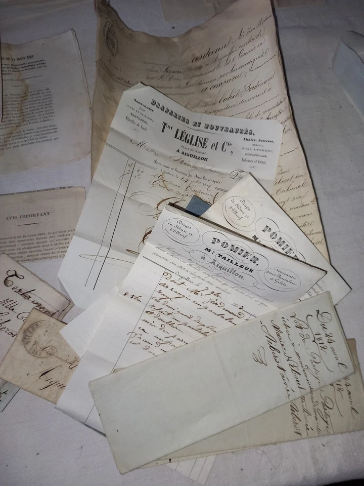 L29 Lot Archives Famille Aiguillon Correspondance Marcophilie Lot Et Garonne - Photo 4/4