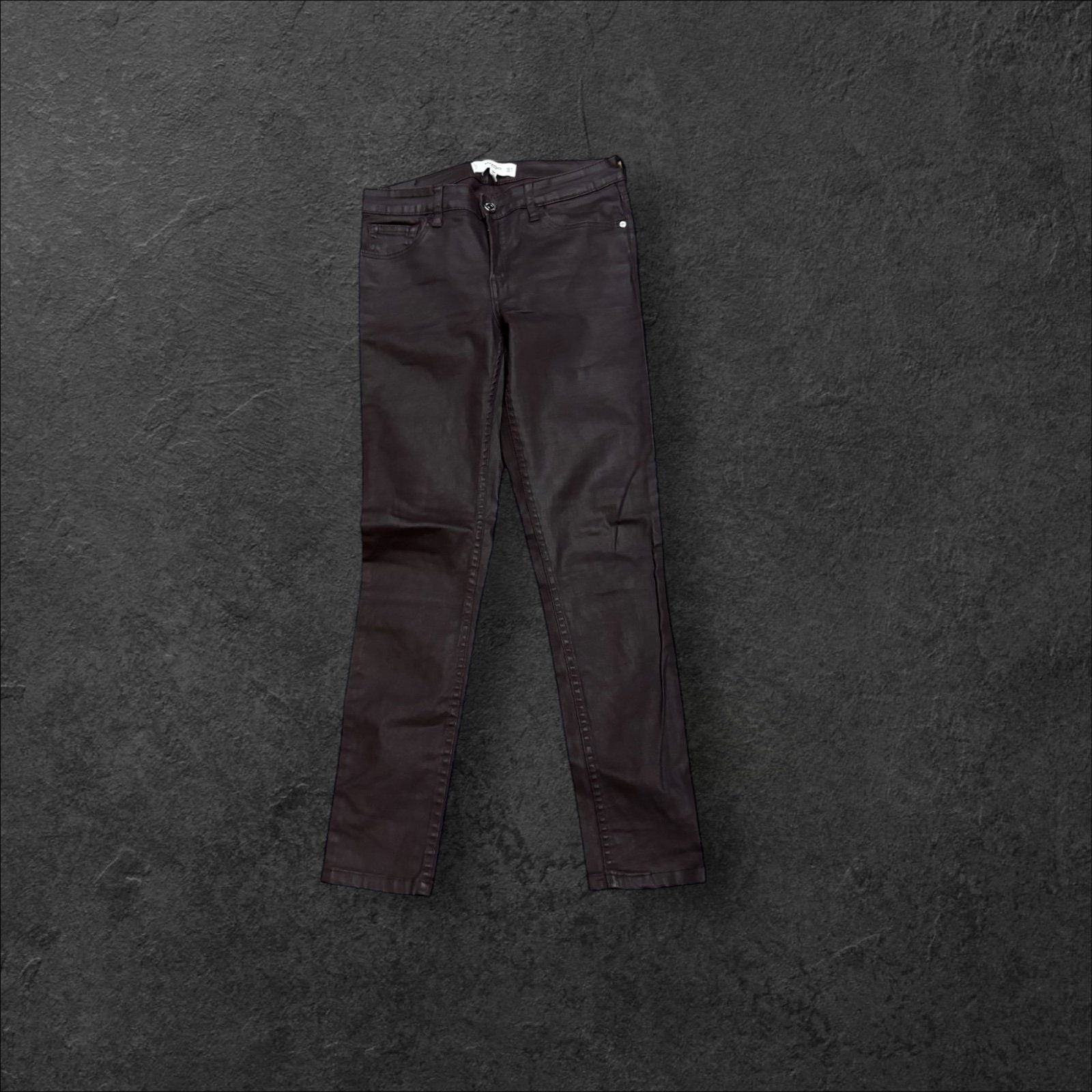 MANGO Denim Women’s BELLE Coated Skinny Jeans- SZ: 2 // FREE SHIPPING thumbnail 5