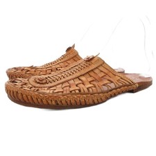 Twin T2in Sabot Leather Sandals Men's Brown M 27.5cm AB Pre-Owned