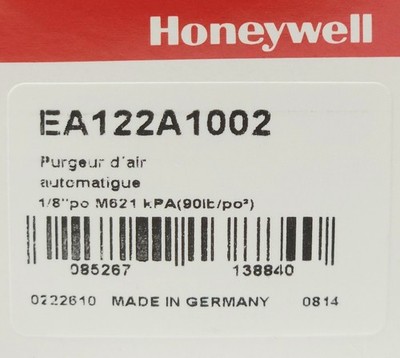 HONEYWELL BRAUKMANN EA122A1002 Automatic Air Vent EA 122A 1002 THERA-3 WAX with