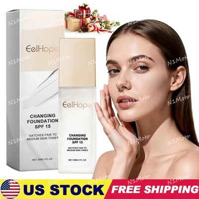 Color Changing Foundation for Mature Skin,Tone Suitable for All Skin Types ~NEW