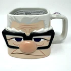 Disney Parks 2025 Pixar Up Carl Fredricksen Grape Soda Sculpted Coffee Mug New