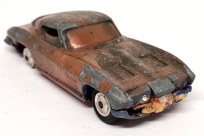 Corgi Toys Chevrolet Corvette Stingray 310 Vintage Spielzeugauto Restauration Ersatzteile