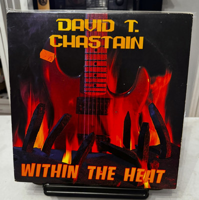 David T. Chastain  Within The Heat LP Neo Classical Metal Roadrunner 1989