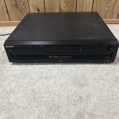 Sony 5-Disc CD Carousel Changer Player CDP-CE375 TESTED No Remote