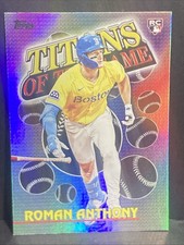Roman Anthony 2026 Topps Baseball Titans of Game Rookie Insert #TOG-9 Red Sox RC