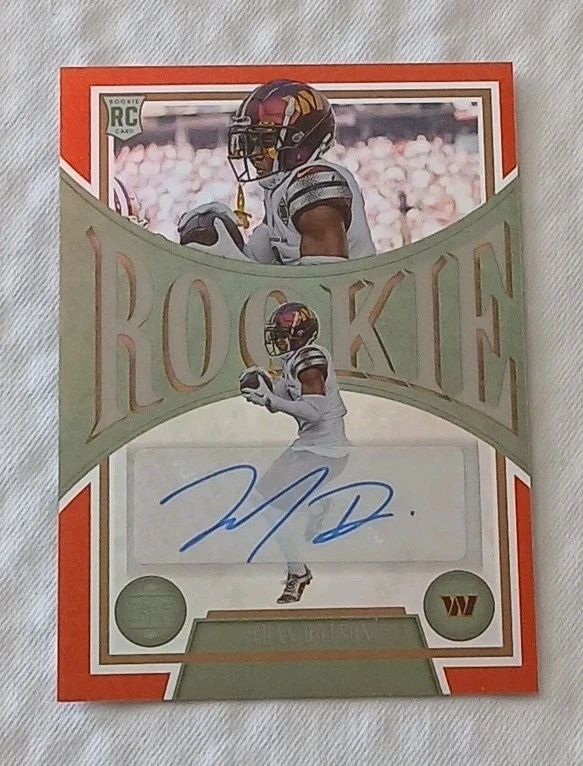 Jahan Dotson Panini Chronicles Legacy Update Rookies #207 Signature-Red