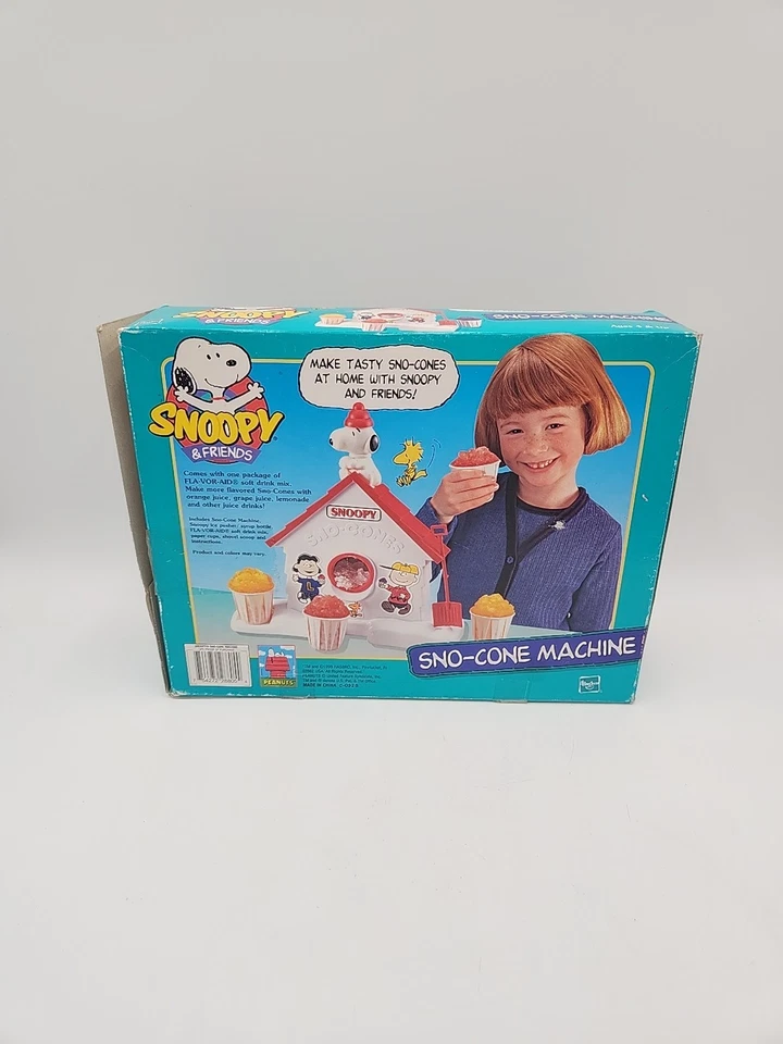 Máquina Hasbro Peanuts Snoopy & Friends Sno-Cone 1999 de colección caja abierta Foto 2 de 3