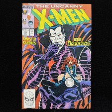 Uncanny X-Men 239 - 1st Cover + 2nd App Of Mr Sinister - Copper Age Comics 1988