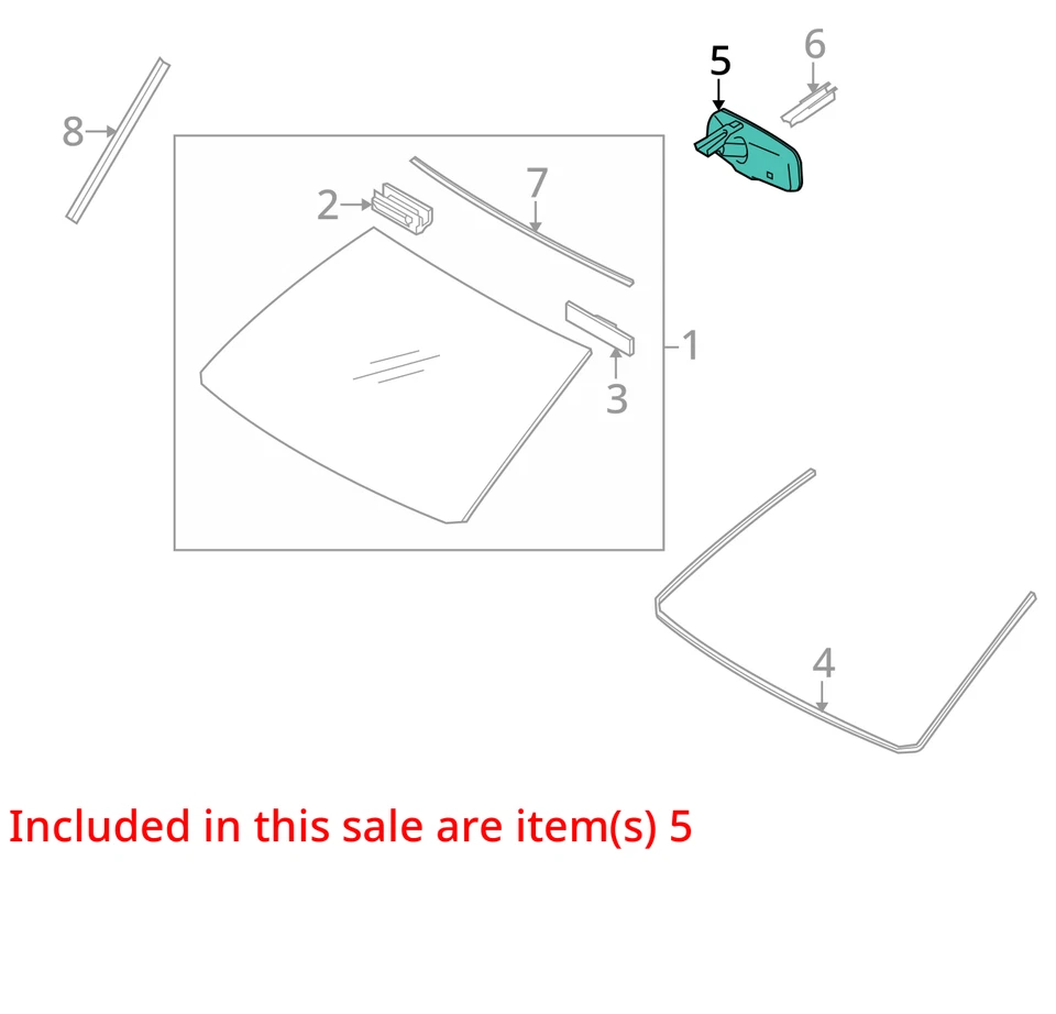Toyota 4runner 2010-2020 cámara de visión trasera con atenuación automática sin brújula 87810-0W062 Foto 3 de 4