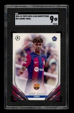 2023-24 Topps UEFA Club Competitions: # 64 Lamine Yamal SGC 9 MINT