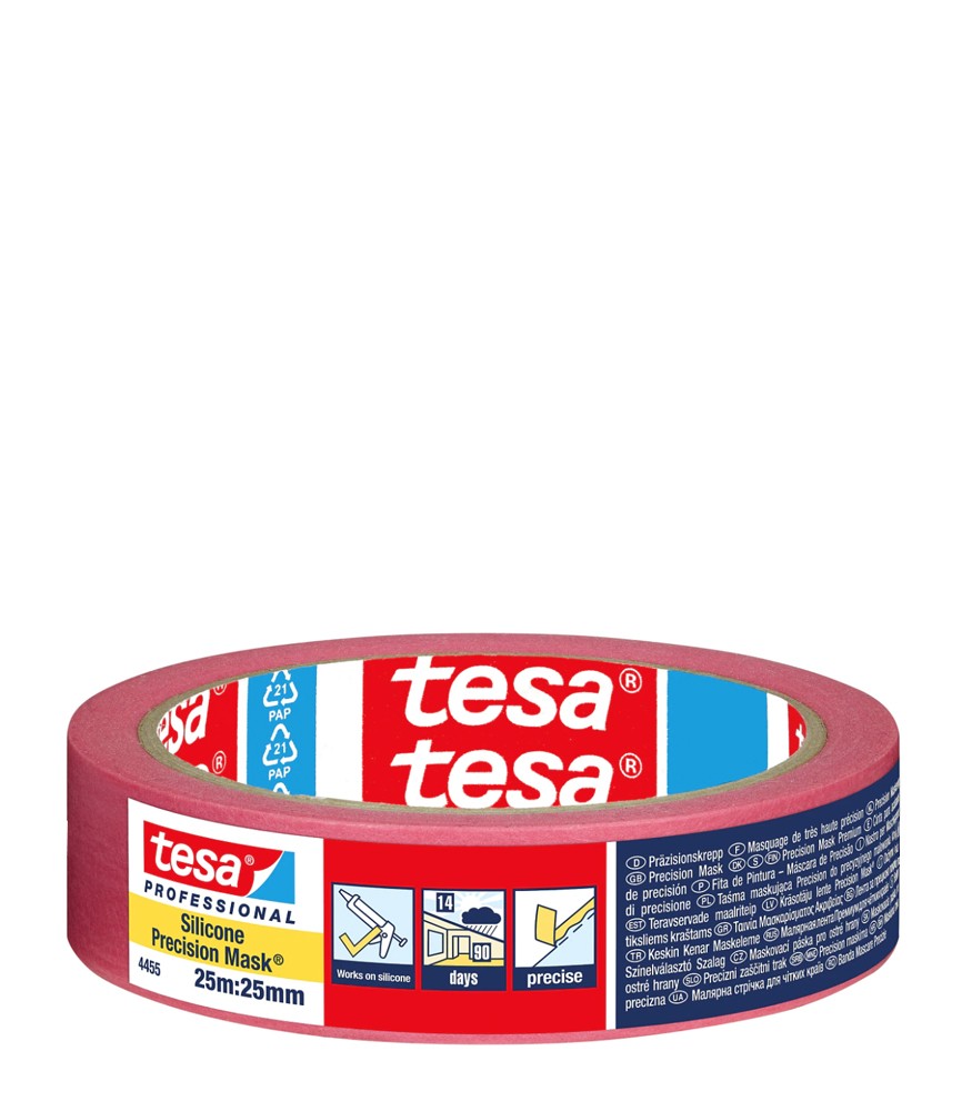 Tesa Professional Silicone Precision Masking Tape - 25mm x 25m