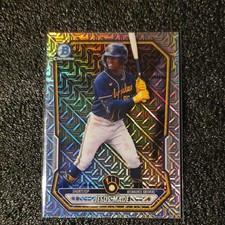 Topps Bowman Chrome 2025 Chrome Prospects Insert Jesus Made #BCP-96 Brewers