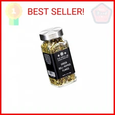 The Spice Lab Green Bell Pepper - Sweet Dehydrated Green Bell Pepper Flakes - Fr