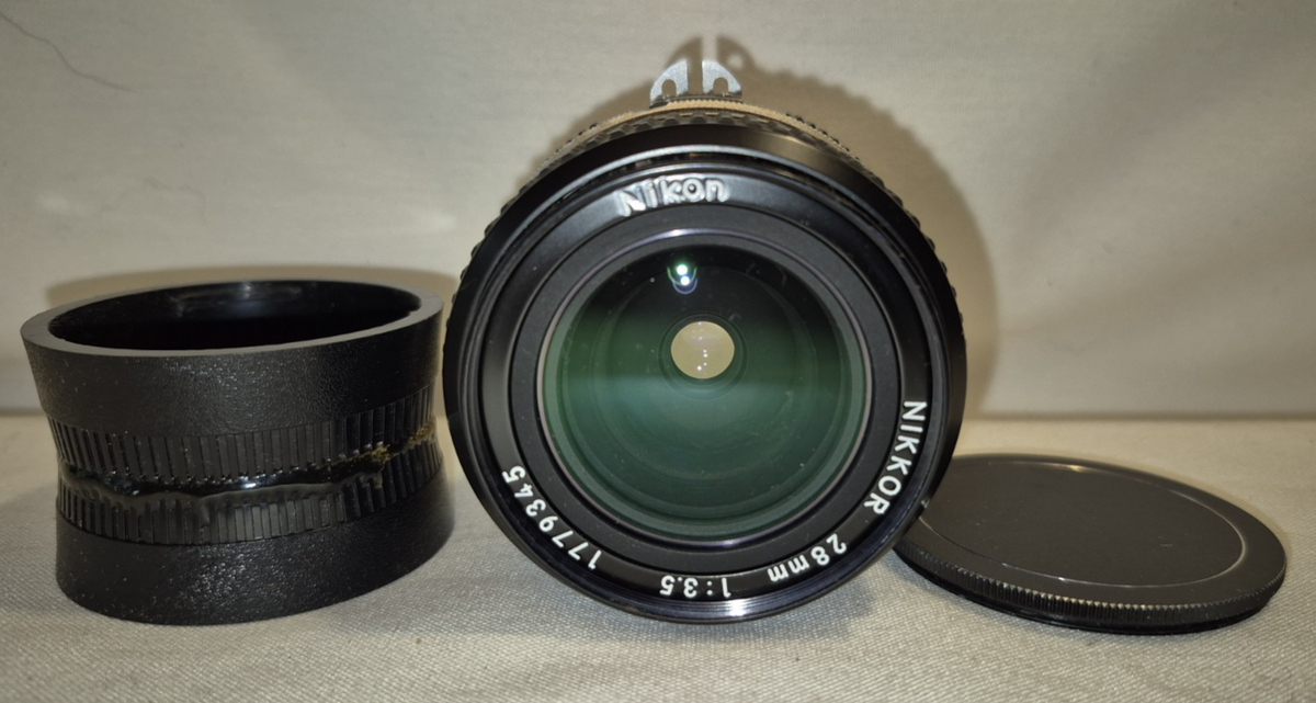 Nikon Nikkor 28mm f/3.5 AI Lens with caps Exc. condition | eBay