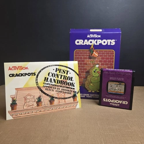 Rare Atari 2600 CRACKPOTS Complete in Box CIB - Activision Classic! Excellent!