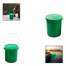 Worm Holder Bucket Green Storage Box for Freshwater Enthusiast Supplies
