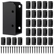 Sumnacon Deck Railing Bracket Connectors for 2''x4'' Wood Post 24 Pcs Stainless