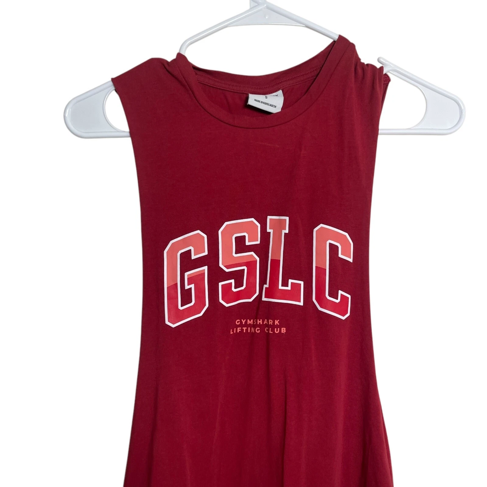 gymshark muscle wide cut out lifting club tank-top
