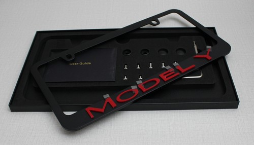 Hardened Steel License Plate Frame for Tesla - Picture 12 of 20