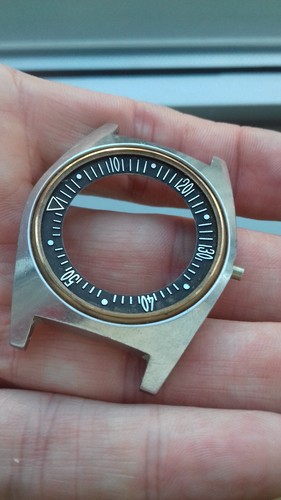 Aquastar WATCH CASE 1713 DIVER 200m SWISS VINTAGE 70's MONTRE OROLOGIO UHR RELOJ - Picture 5 of 12