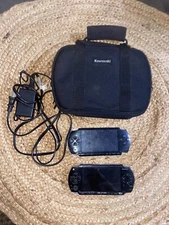 2 Sony PSP Handheld Consoles - Parts of Repair ONLY (One Truns On) New Battery