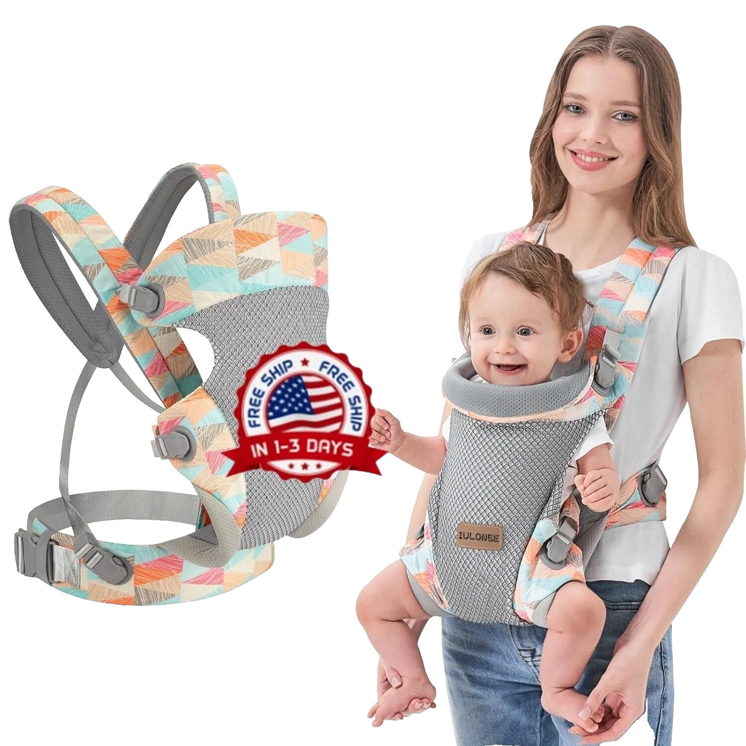 Toddler baby carriers, eslingas de nylon y mochilas