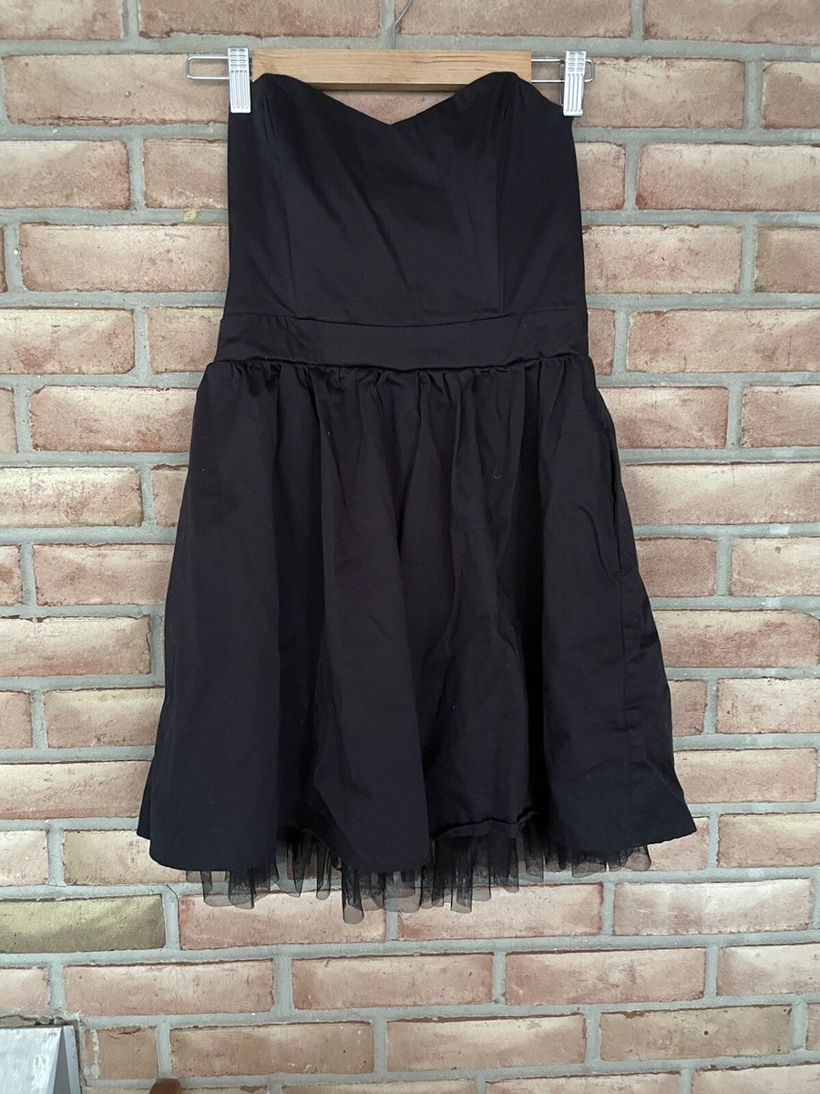 strapless semi formal dress Strapless Sheer Boned Waistline Ruched Hip Dress