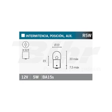 43991-compatible with YAMAHA MAJESTY 250 ABS (SG04) 250 2001-2002 Lamp bulb 12V5