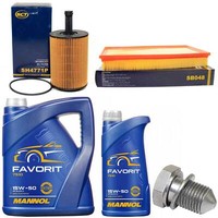 MotoröL Filter Set 15W50 6 Liter + ÖLablassschraube FüR Audi TT VW Golf IV 3.2