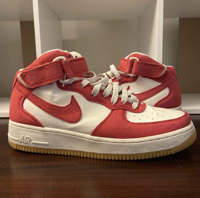 air force 1 mid university red