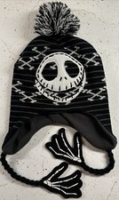 Tim Burtons The nightmare before Christmas beanie cap with arms One Size