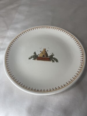 America Retold Beehive Plate RARE 7 Inches Scratched See Photos