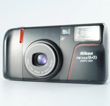 EX+5 Nikon TW Zoom 35-70 Quartz Date Point & Shoot 35mm Film Camera From JAPAN