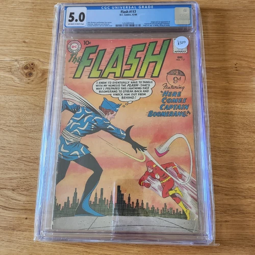 FLASH #117 - 1st App Captain Boomerang - CGC Grade 5.0 1960