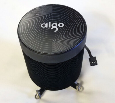 Aigo CPU Cooler ARGB aura shadow 5 Pure Copper Heat-pipes freeze, 4pin pwm, led